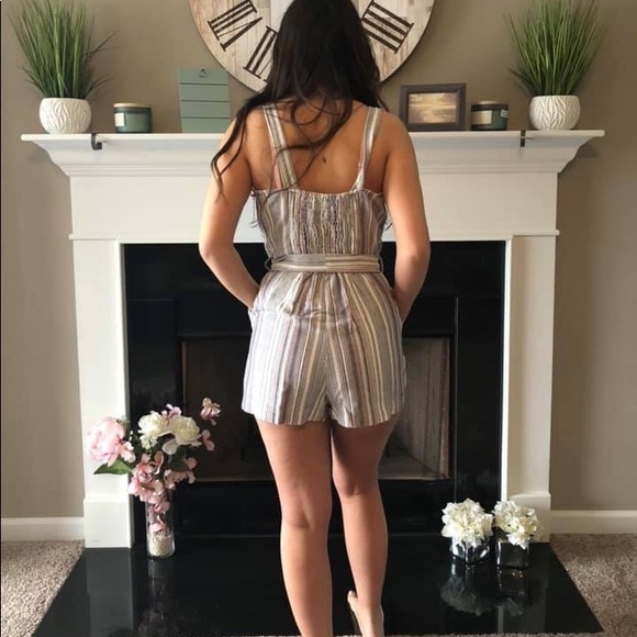 Multi Stripe Romper - Picture 2 of 2